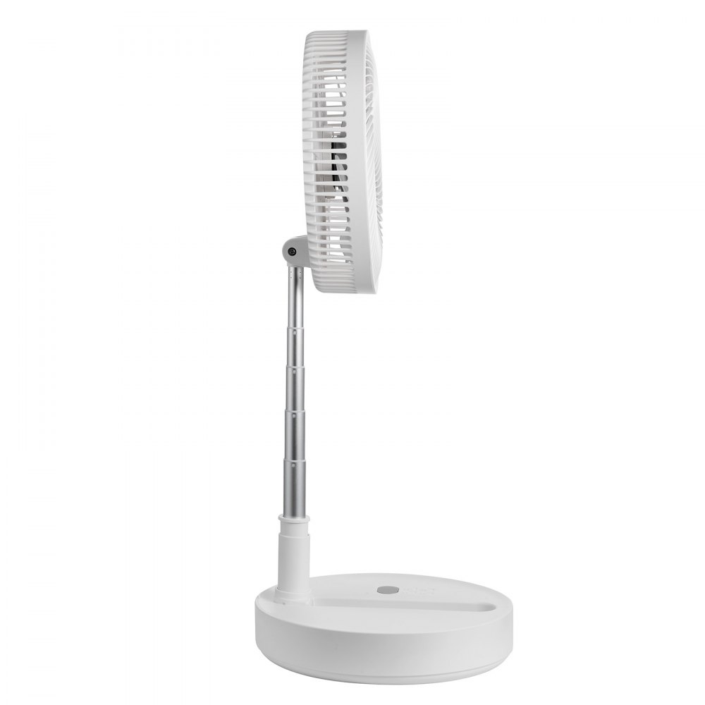 VEVOR 12 Inch Foldable Oscillating Standing Fan with Remote Control, 4 ...