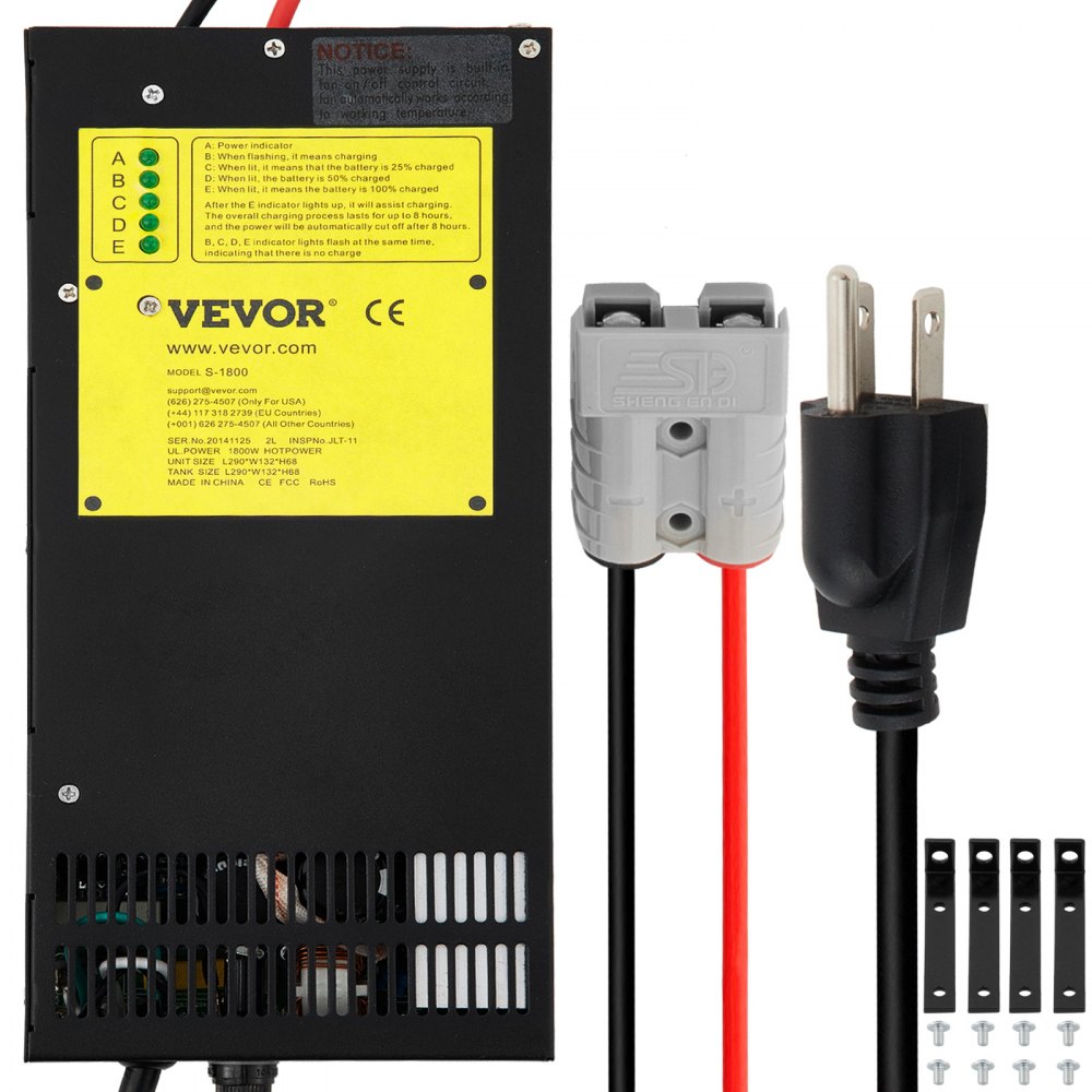 VEVOR 100 Amp RV Power Converter Charger, 110 Volt AC to 12 Volt DC