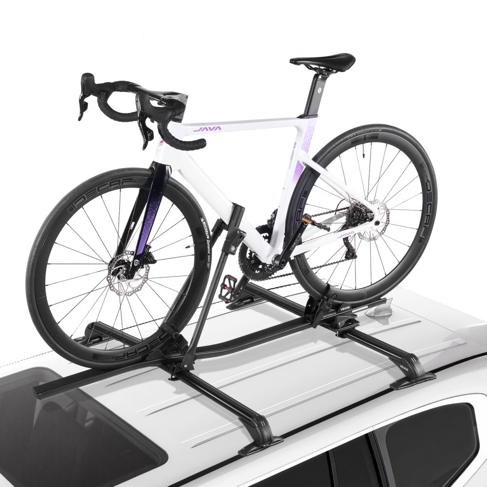 VEVOR Roof Bike Rack, 15 kg Capacity, Upright Roof Mount Bicycle Rack ...