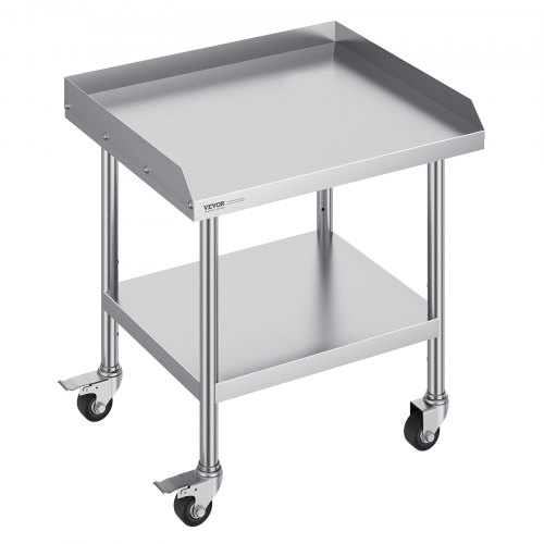 VEVOR Stainless Steel Work Table, 24 x 28 x 30 Inch Commercial