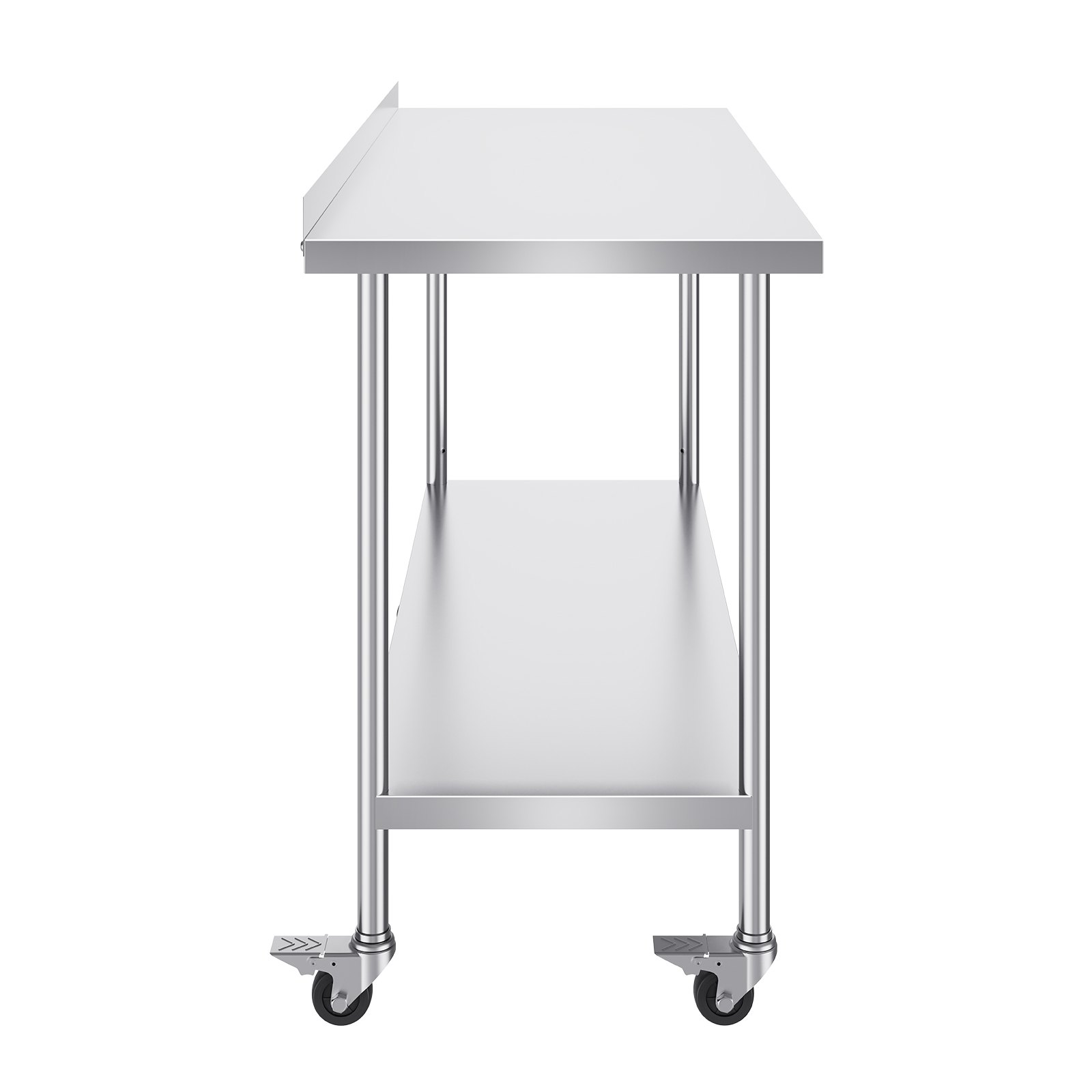 VEVOR 24 x 60 x 40 Inch Stainless Steel Work Table, Commercial Food ...