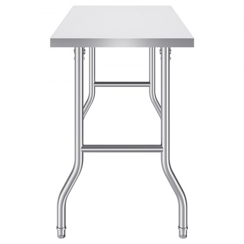 VEVOR Folding Commercial Prep Table, 48 x 24 Inch Commercial