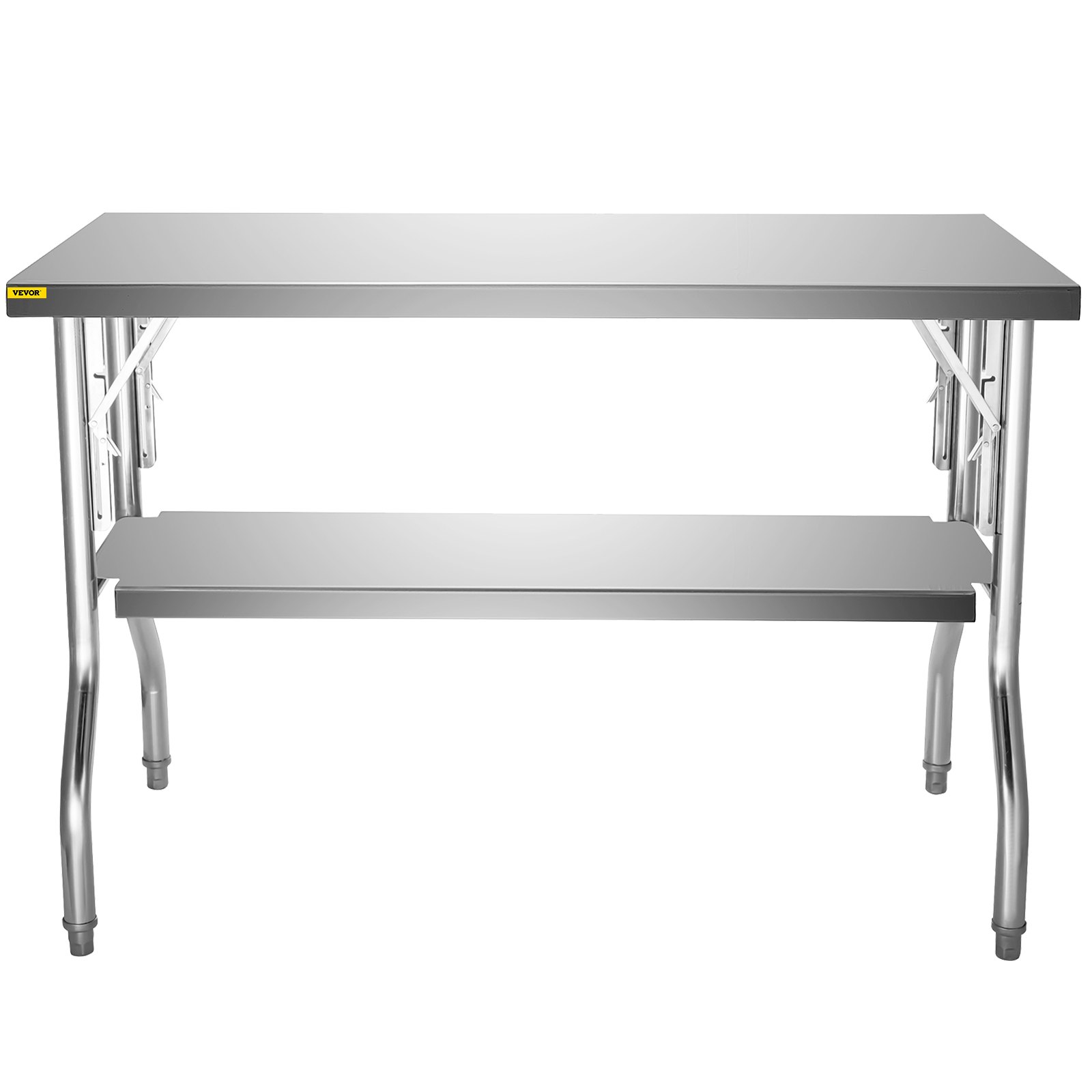 VEVOR Commercial Worktable Workstation 48x30 Inch Folding Commercial