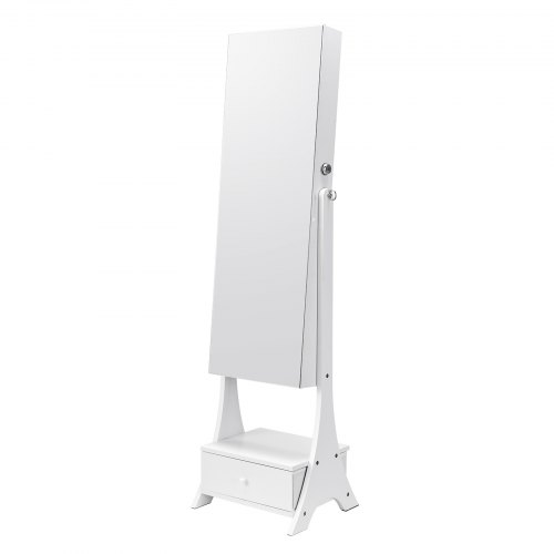 VEVOR Standing Mirror Jewelry Cabinet — Spacious Storage