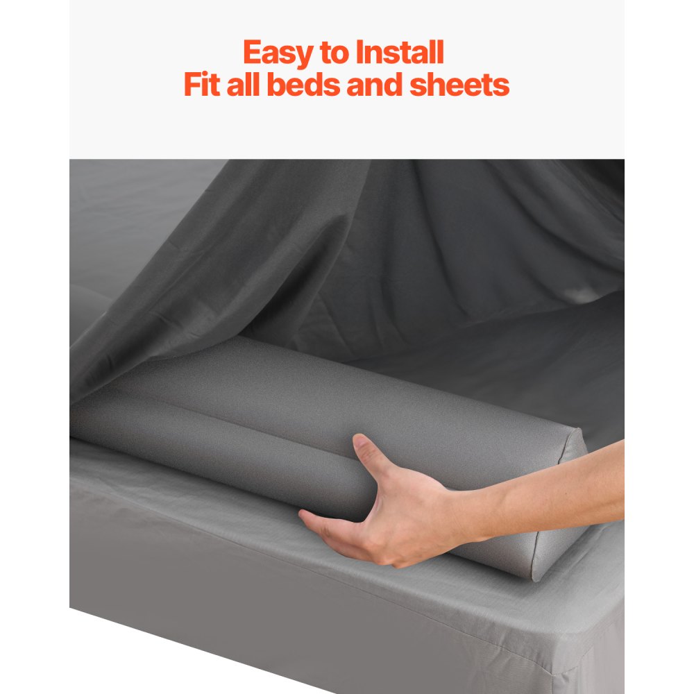 VEVOR Inflatable Bed Rail – 47.4 In, Non-Slip, 2-Pack