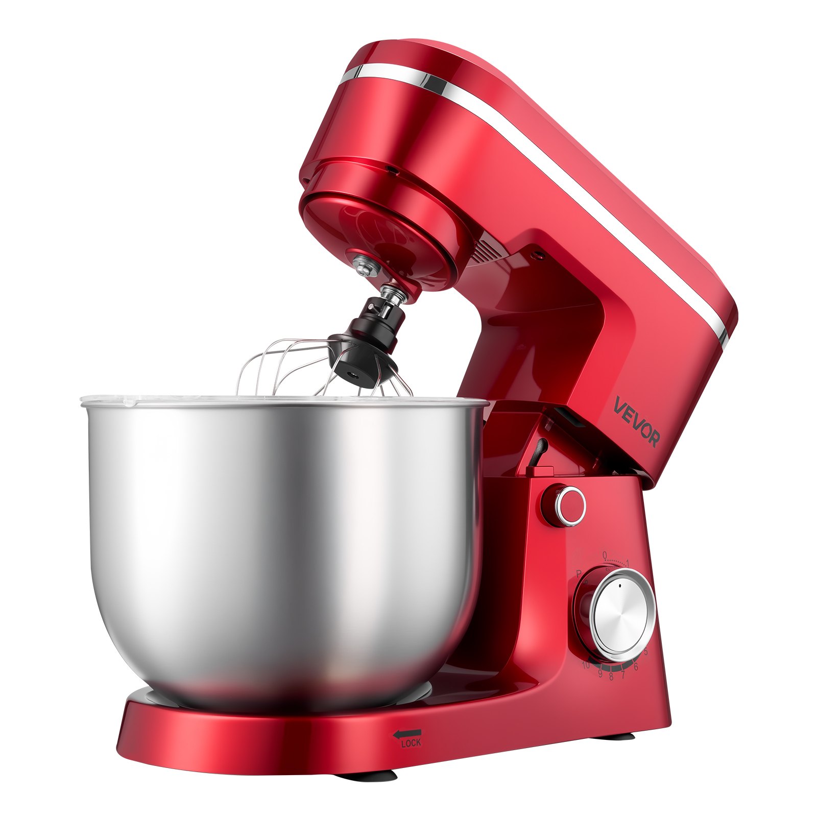 Food R Mixer VEVOR Electric Food Stand Mixer – 6 QT, 300W, 10 Speeds