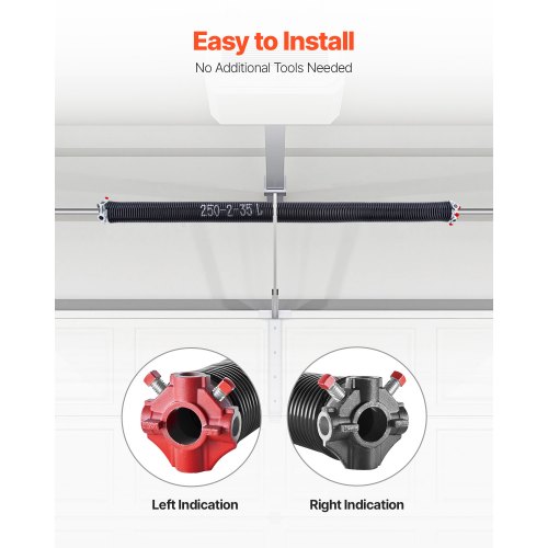 VEVOR Garage Door Torsion Springs - 0.250x2x35