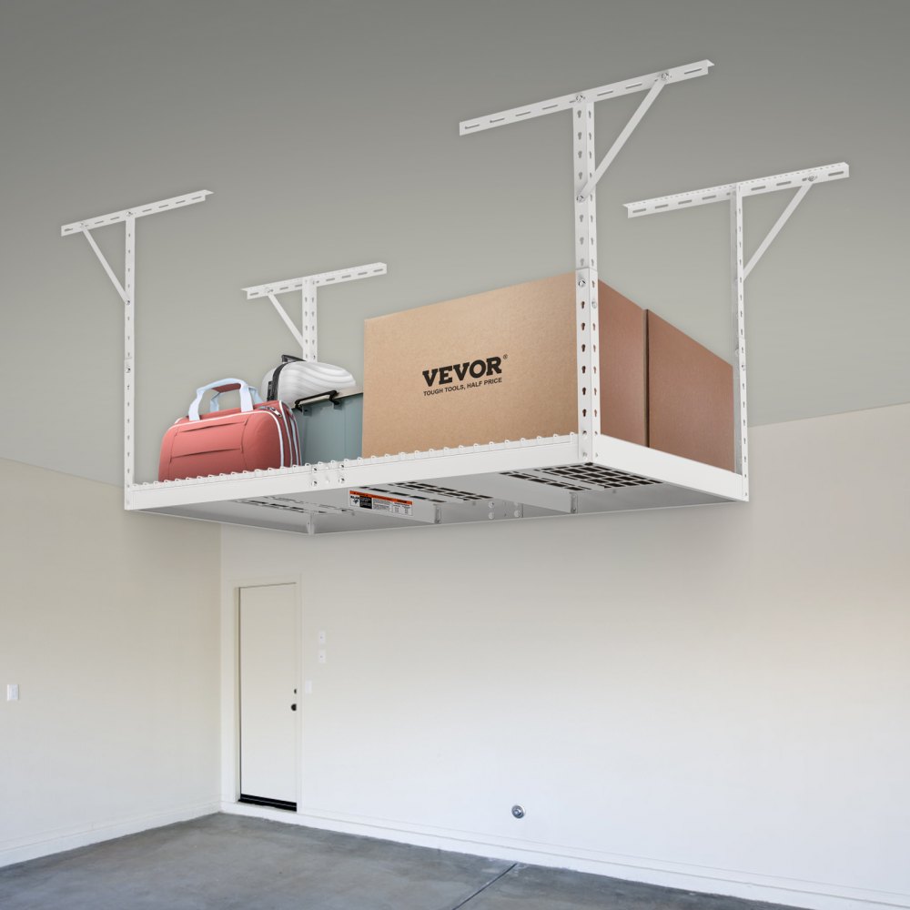 VEVOR Overhead Garage Storage Rack, 36x72 inch Garage Ceiling Storage ...