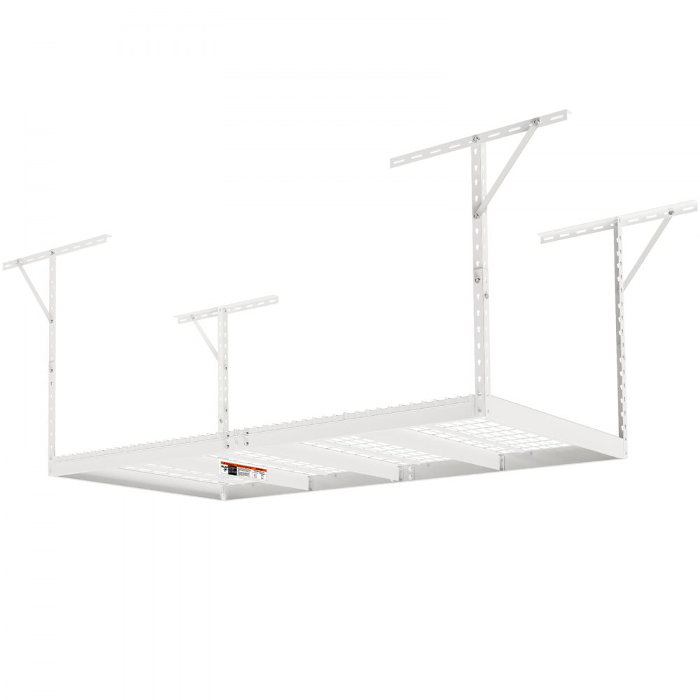 VEVOR Overhead Garage Storage Rack, 48x96 inch Garage Ceiling Storage ...