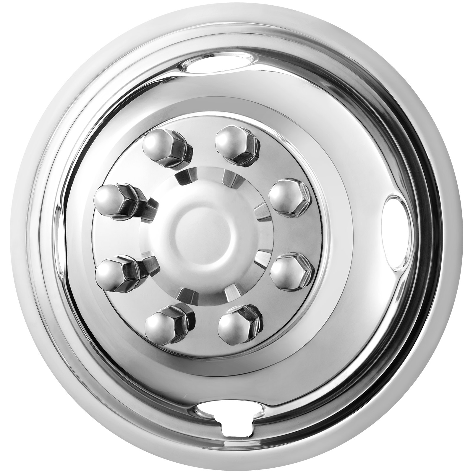 VEVOR 16-inch 8 Lug Wheel Simulators, 304 Stainless Steel Wheel ...