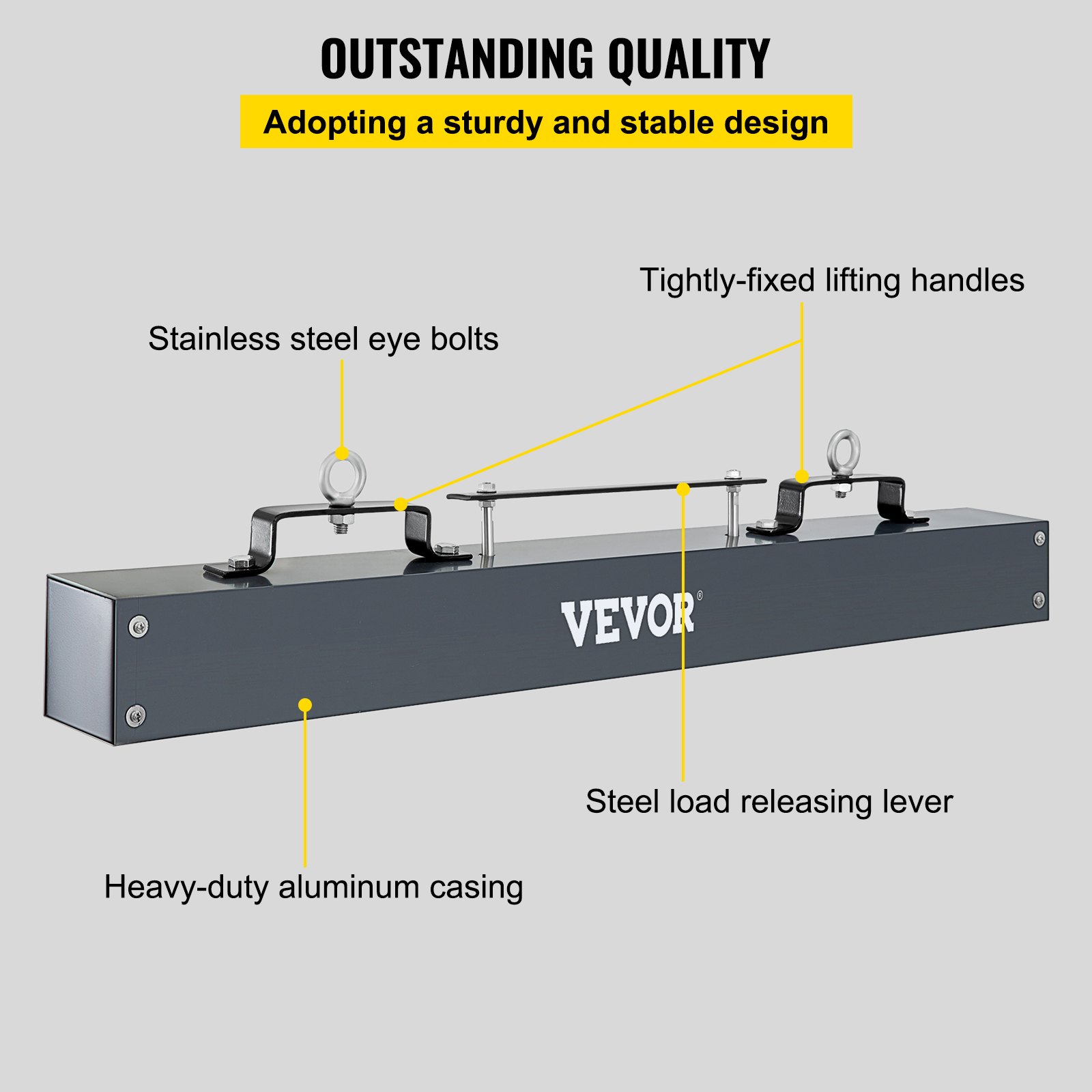 VEVOR Hanging Sweeper 48 inch Sweeper 67 LBS