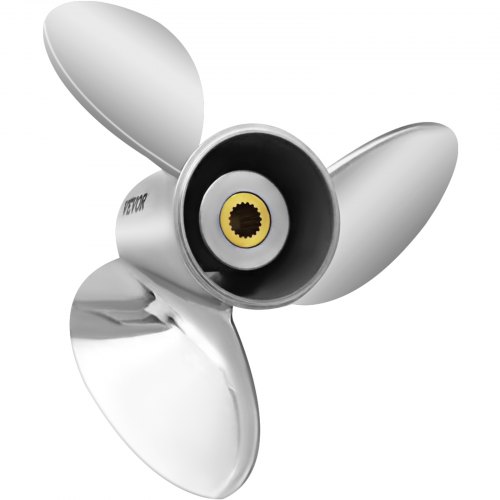 VEVOR Outboard Propeller Replacement for OEM 3817469, 3-Blade 14 1/4 x