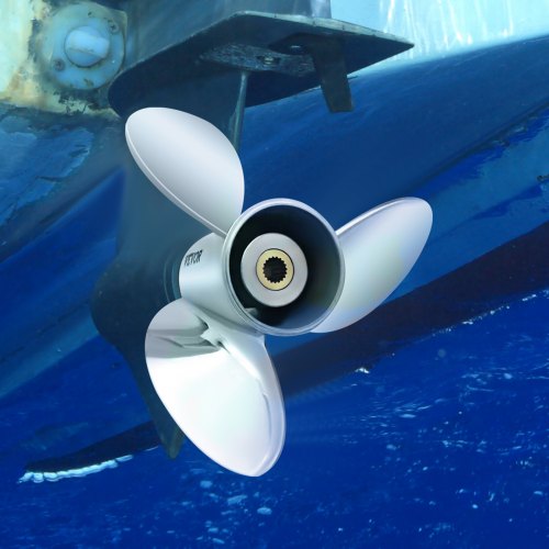 VEVOR Outboard Propeller, Replace for OEM 3860709, 3-Blade