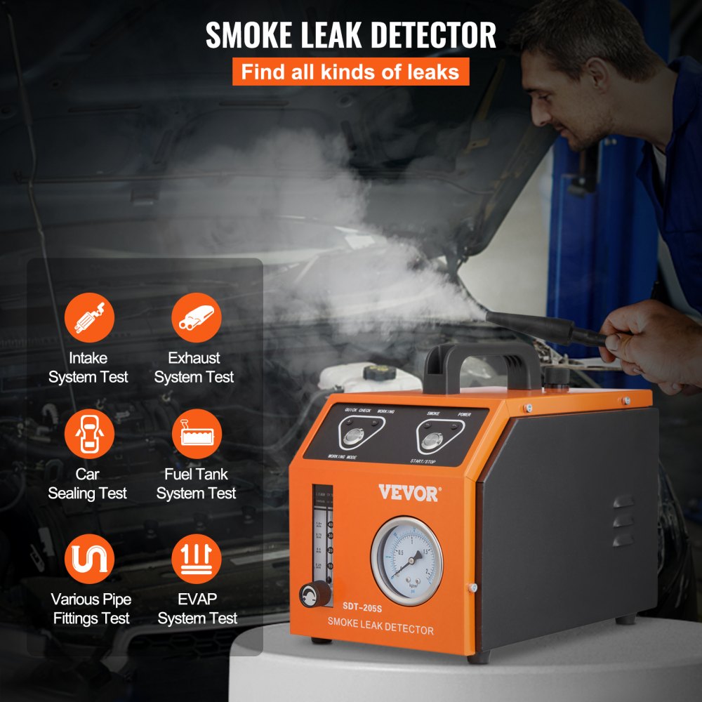 VEVOR Automotive Smoke Leak Detector Smoke Machine Tester EVAP