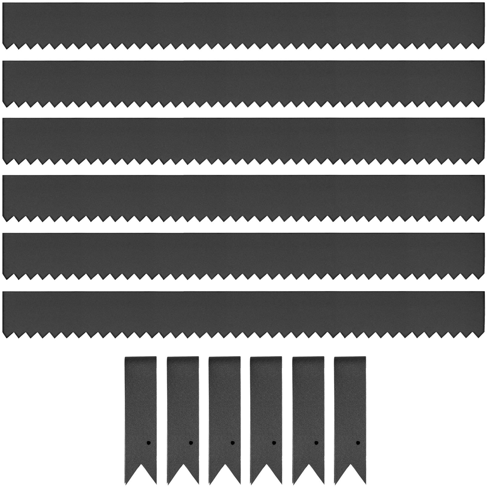 VEVOR Steel Landscape Edging 40 x 6 Inch Steel Edging for Landscaping