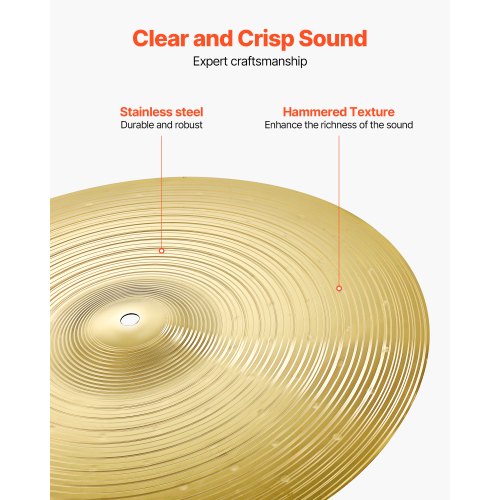VEVOR Cymbal Sets for Drums – 14