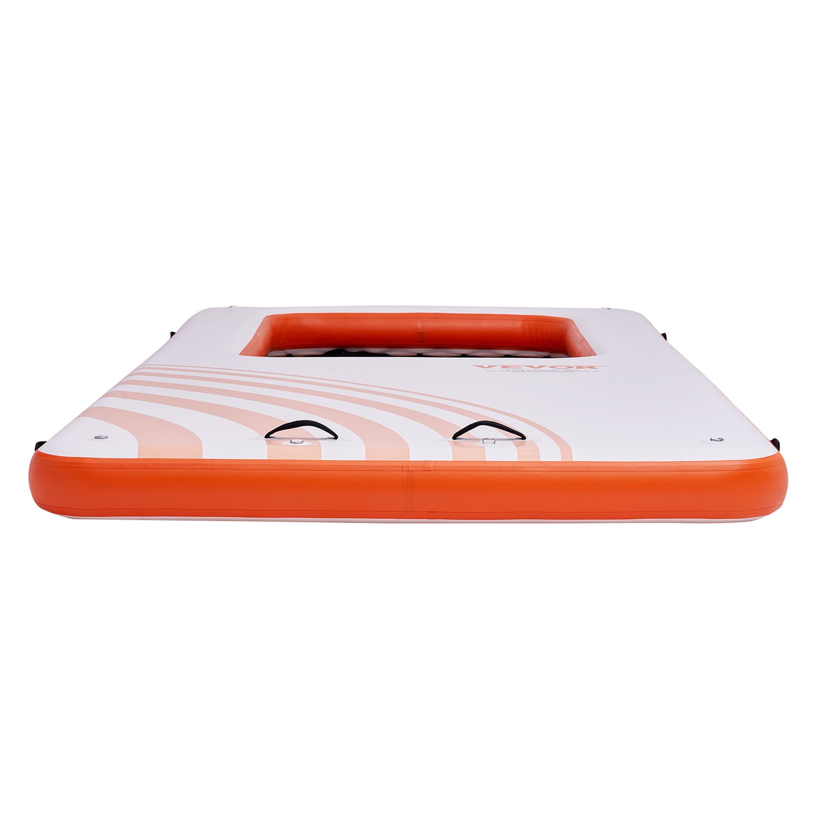 VEVOR Inflatable Floating Dock, 15x6.5FT Inflatable Dock Platform with ...
