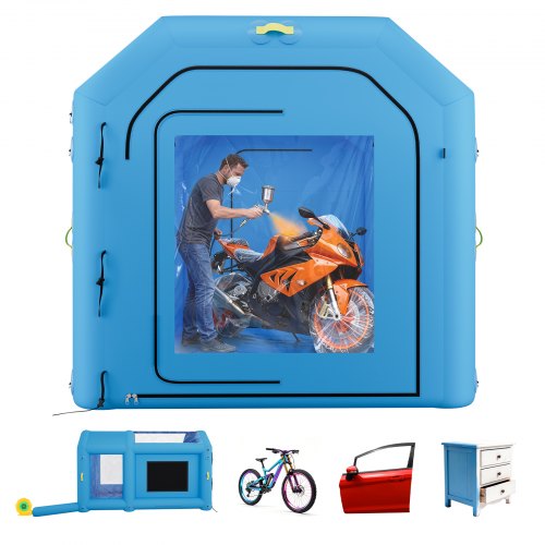 VEVOR Inflatable Paint Booth, 13.1 x 8.2 x 8.2 ft, Portable Spray