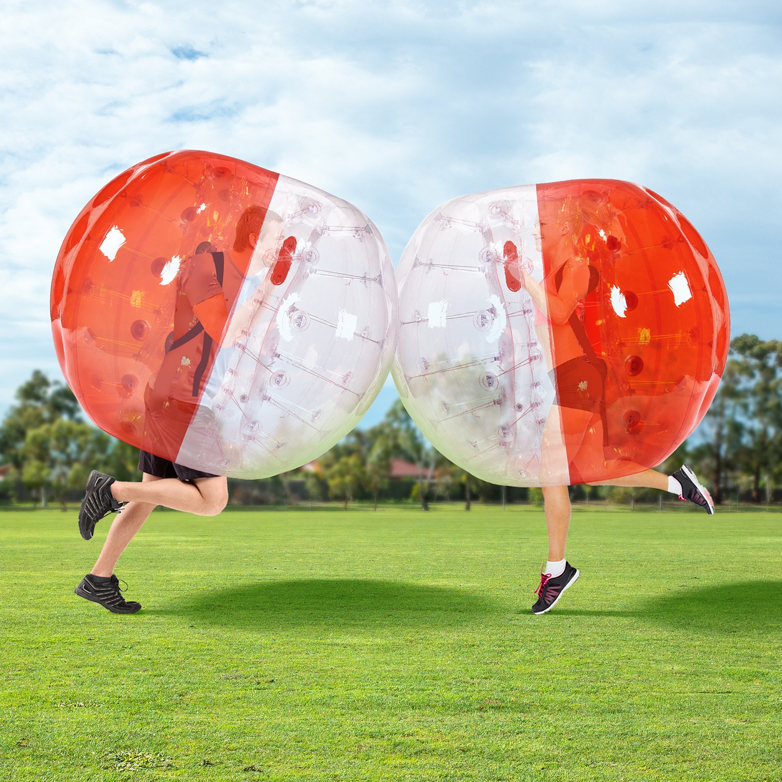 VEVOR Inflatable Bumper Ball 1-Pack, 5FT/1.5M Body Sumo Zorb Balls for ...