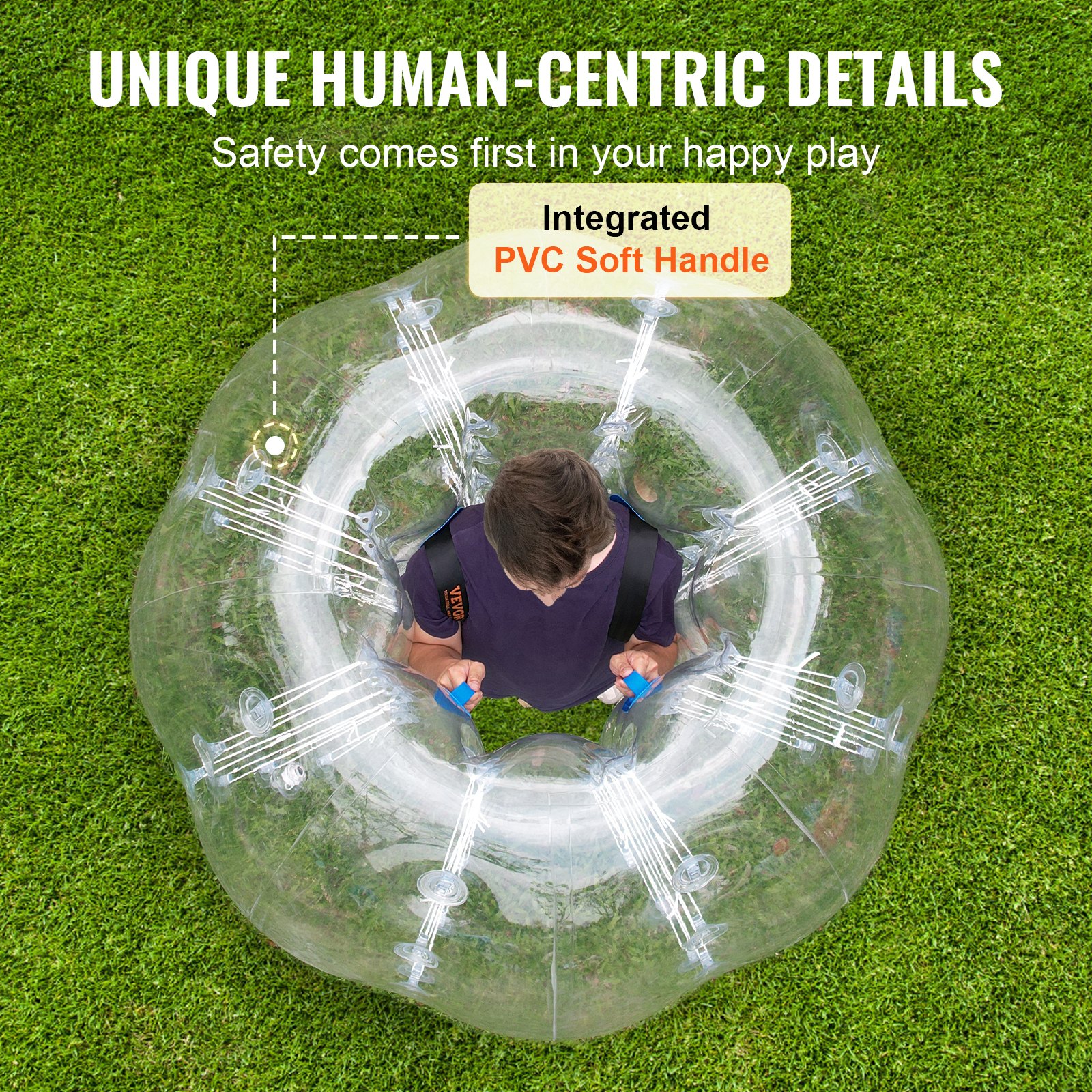 5ft/1.5m Inflatable Bumper Ball Sumo Zorb Ball For Teens & Adults