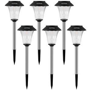 VEVOR VEVOR Solar Outdoor Lights, 6 Pack Bright up to 16h, Waterproof ...