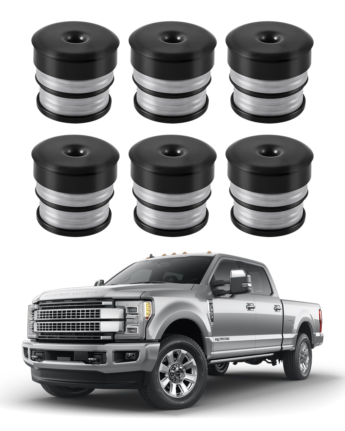 VEVOR Body Mount Bushing Kit –Fits 2008-2016 F250 and F350