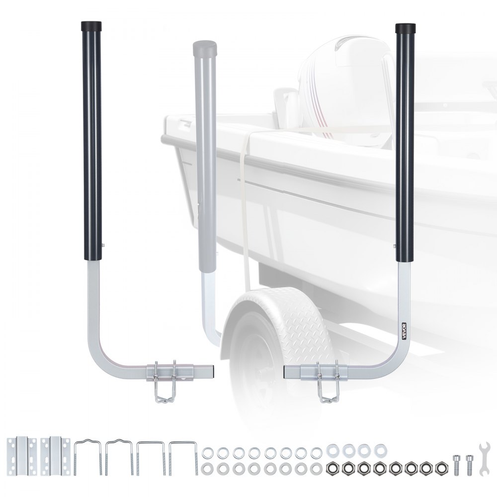 VEVOR Boat Trailer Guide Poles – 40 in/48 in, 2PCS Steel Set