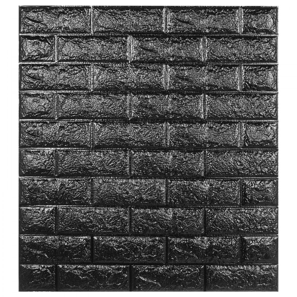 VEVOR 11pcs 3d Pe Foam Diy Brick Embossed Wall Paper Wall Stickers Wall