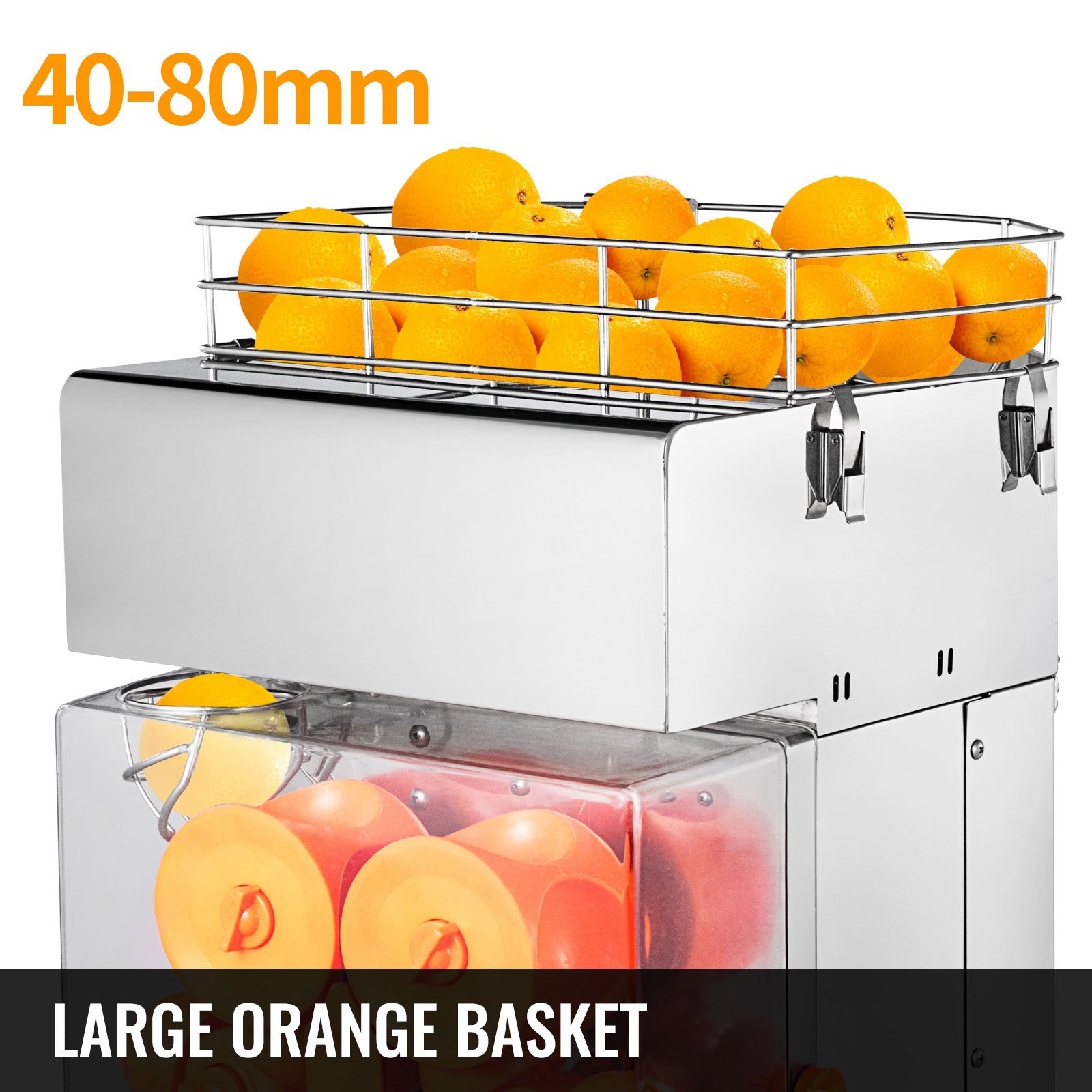 VEVOR Commercial Orange Juicer Machine – 120W, 110V