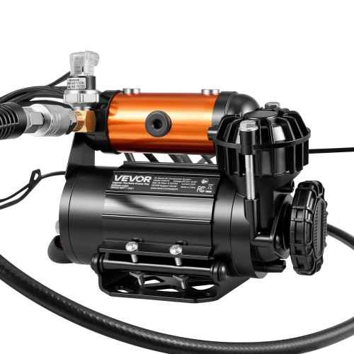 VEVOR 12V Air Compressor 0.5HP 2.72 SCFM Portable Tire Inflator