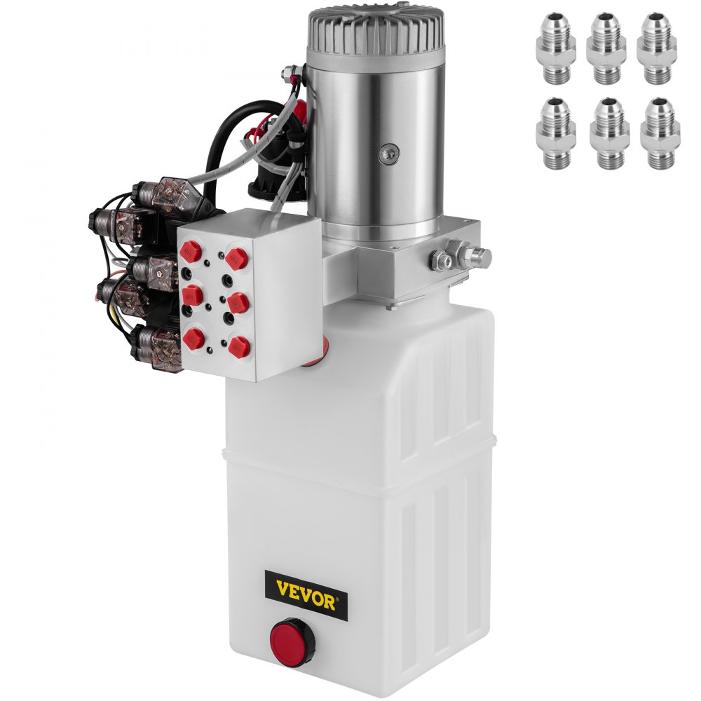 Buy DoppyHydraulic Power Unit 15 Quart,12V DC otor 3200 PSI Single
