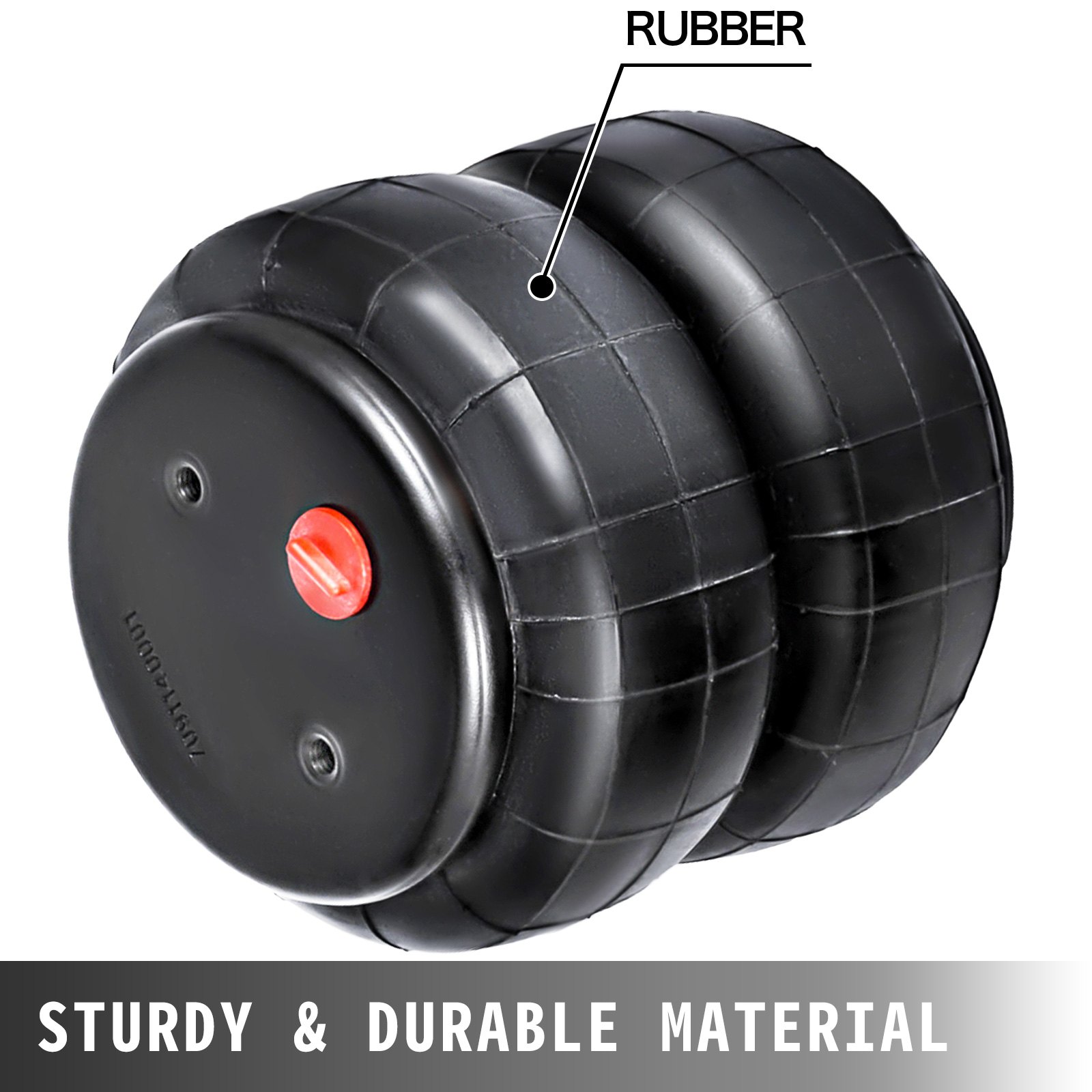 2 Air Lift Dominator D2600 Air Bags Single Port 1/2"npt Air Springs