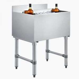 VEVOR Commercial Ice Bin, 82.9 Qt Max Capacity, 30 x 19 x 33 Inch ...