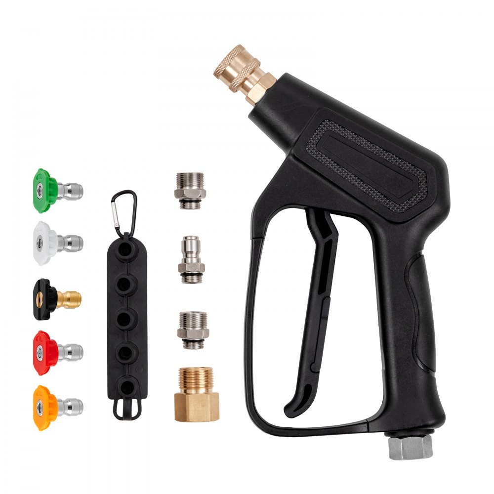 VEVOR Short Pressure Washer Gun, 4000 PSI High Power Washer Spay Gun