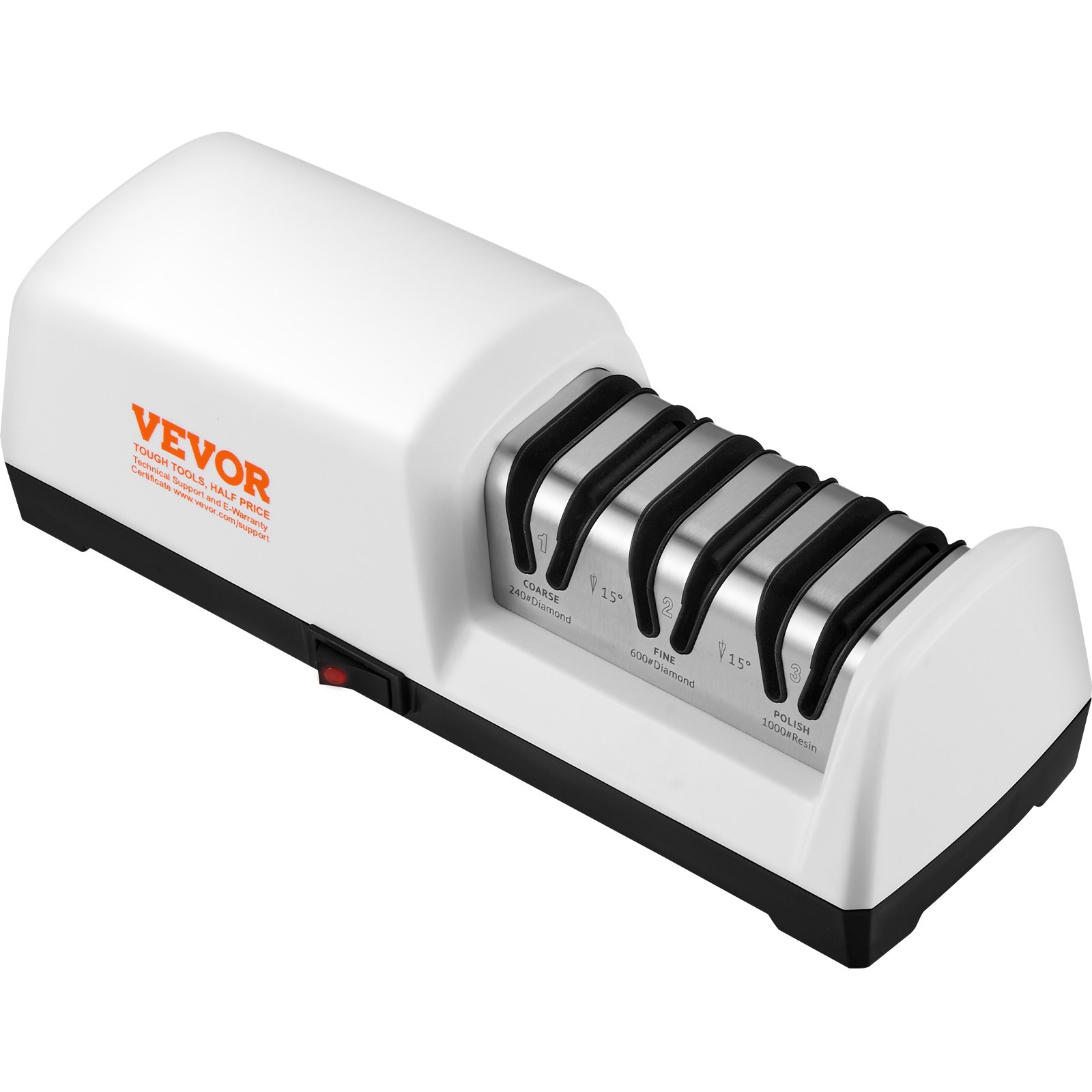VEVOR Electric Knife Sharpener, 3 Stages Kitchen Knife Sharpener for ...