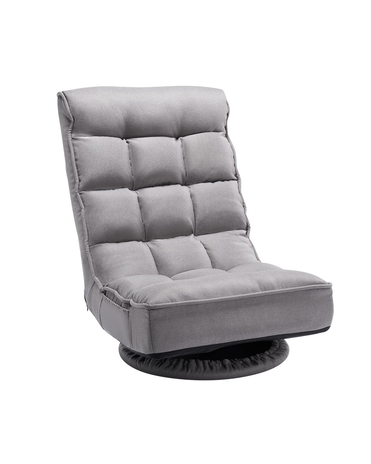 VEVOR Swivel Floor Gaming Chair, 360-Degree Rotating Floor Chair with 4 ...