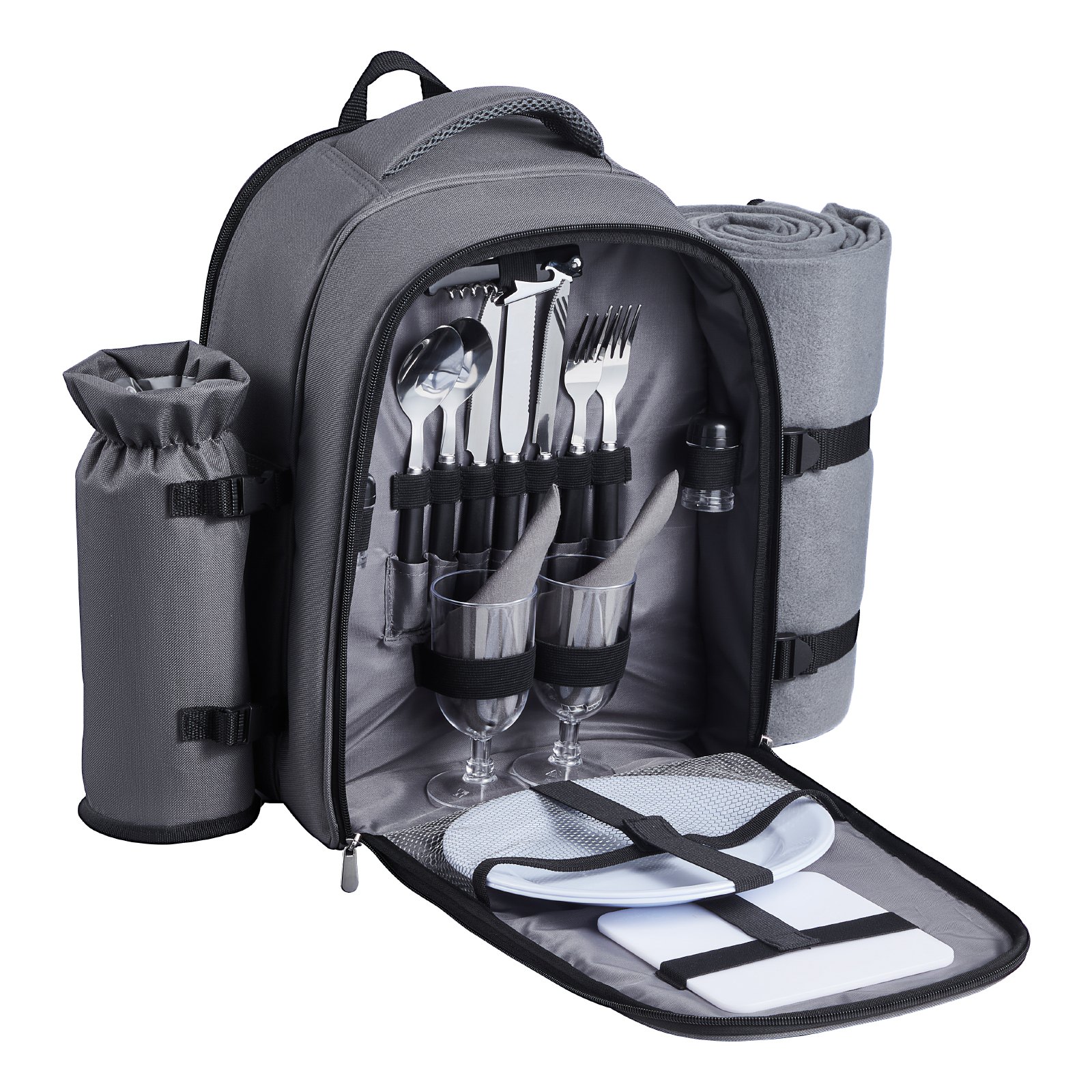 VEVOR Picnic Backpack for 2 – 600D Oxford, 3.2 lbs