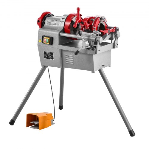 Electric Pipe Threader Machine 750W 28RPM Threading Cutter for 1/2" to ...