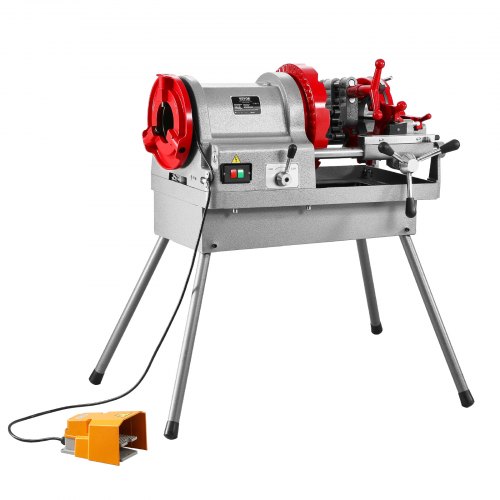 Electric Pipe Threader Machine 900W 2-Speed Threading Cutter for 1/2 ...