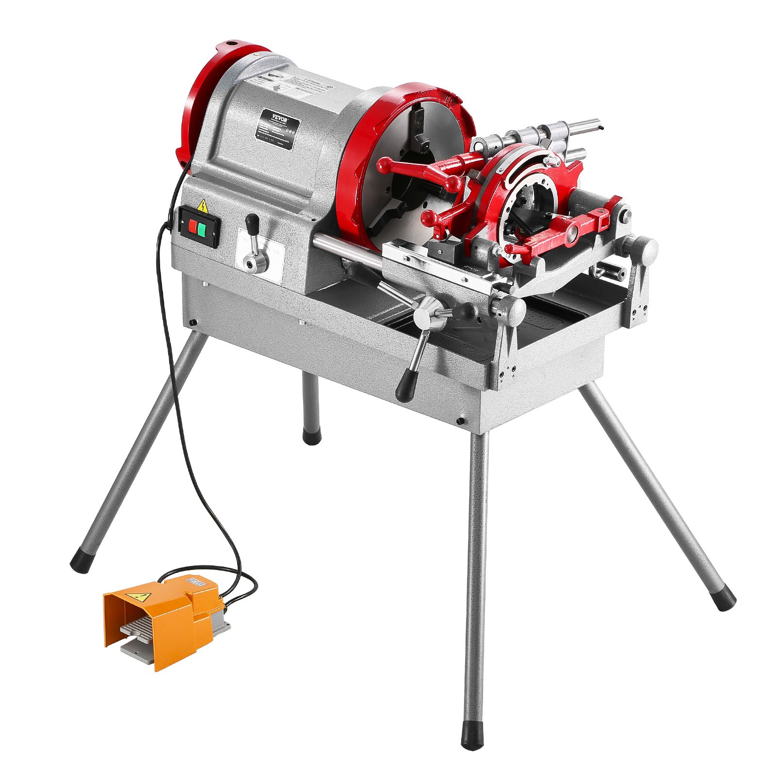 VEVOR Pipe Cutter and Threader – 900W, 2-Speed, 1/2"-4" Pipe