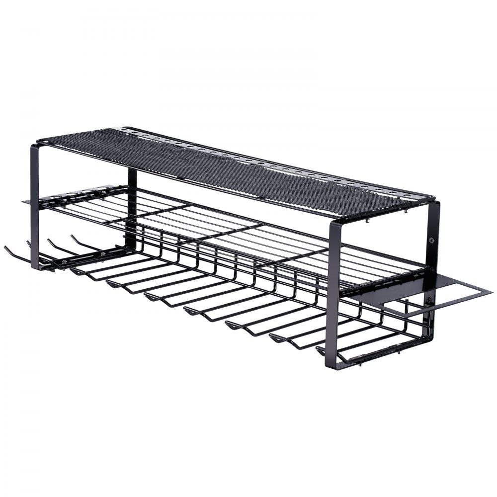 ZEAKOC 4-Layer Power Tool Organizer With Charging Station - Wall Mount Drill Holder & Garage Rack - View #6