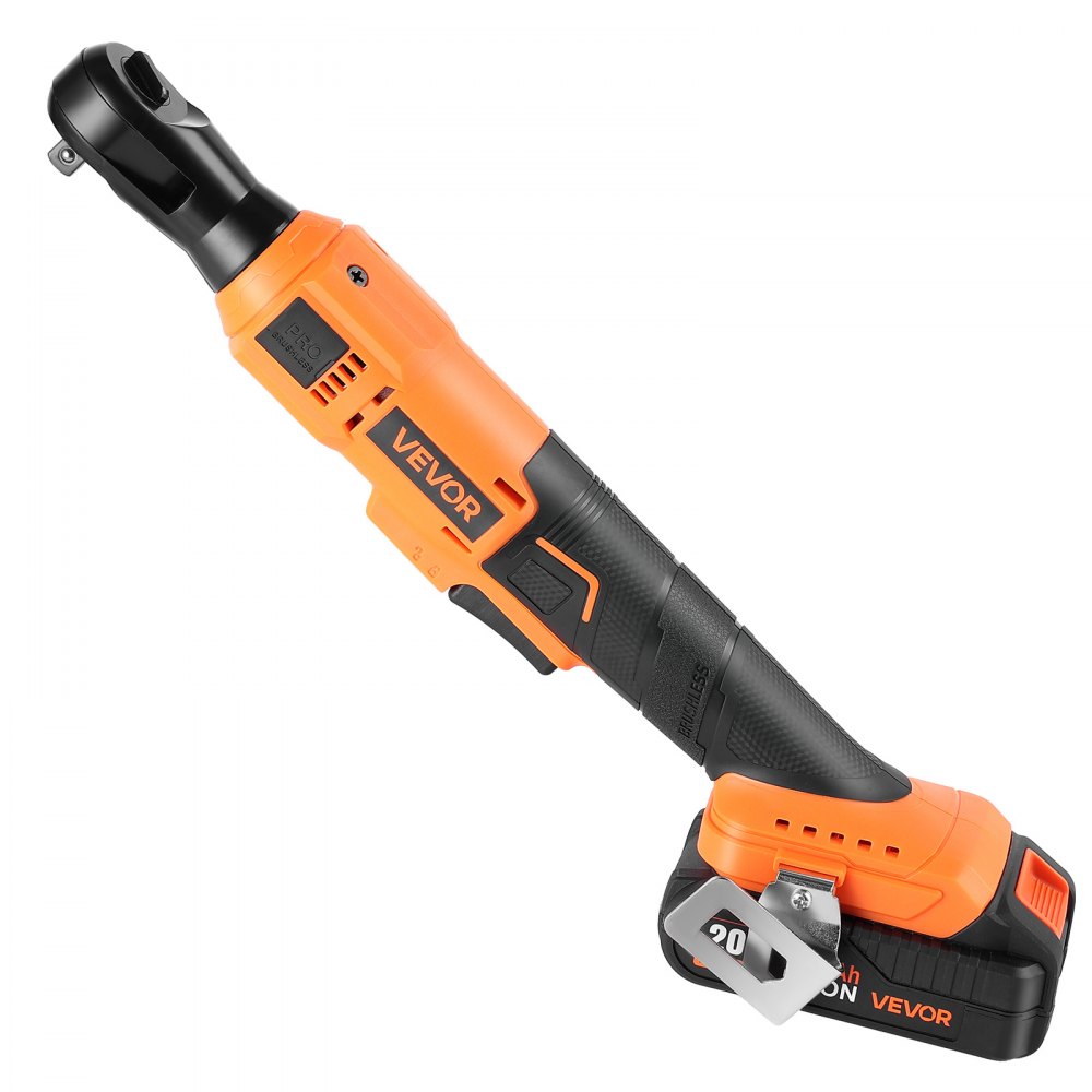Battery Operated Rachet VEVOR Cordless 3/8 Ratchet Wrench – 230 RPM, 88 Ft-Lbs