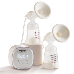 VEVOR Breast Pump Double Electric Breast Pumps 4 Mode & 16 Level ...