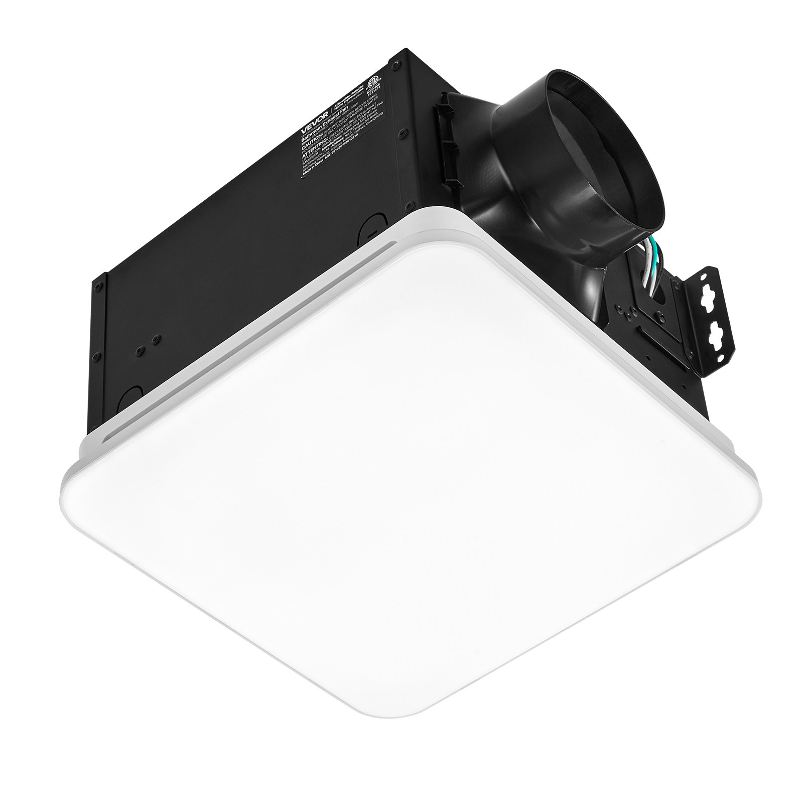 VEVOR Bathroom Exhaust Fan 110 CFM – LED, 1.5 Sones Quiet