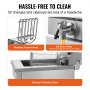 Commercial Electric Countertop Deep Fryer - 1500W, 11L (11.6Qt) Capacity, SC-101V