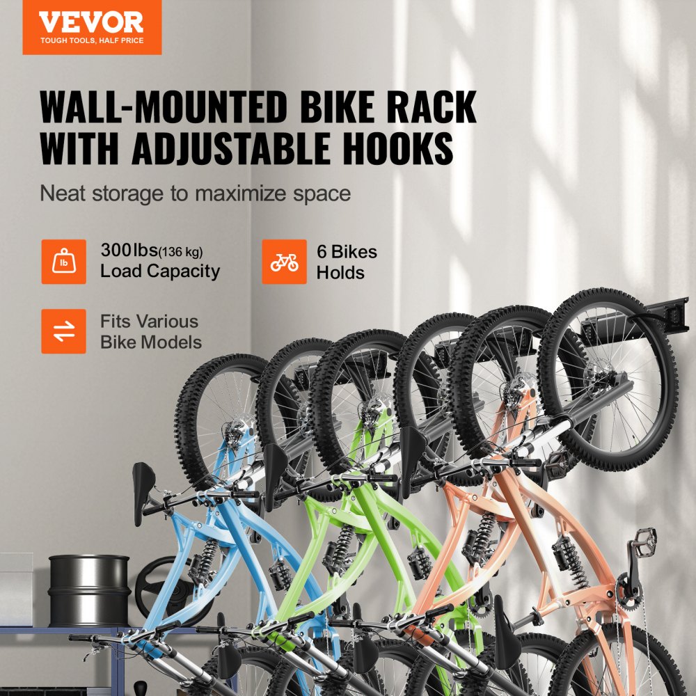 6 bike storage rack online