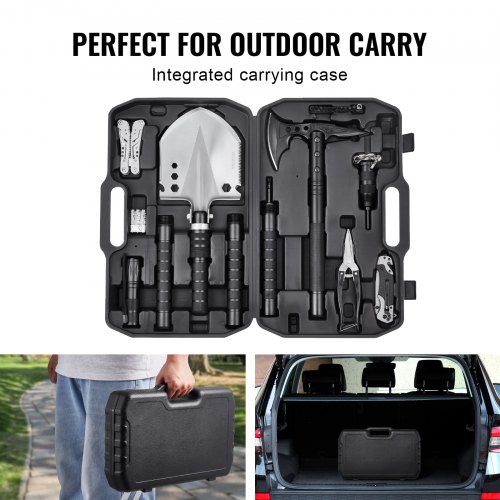 VEVOR Emergency Survival Gear Kit – 28-in-1, 30Cr13 Steel