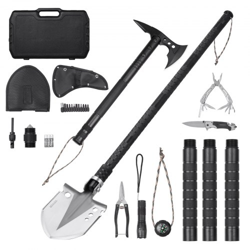 VEVOR Emergency Survival Gear Kit – 28-in-1, 30Cr13 Steel