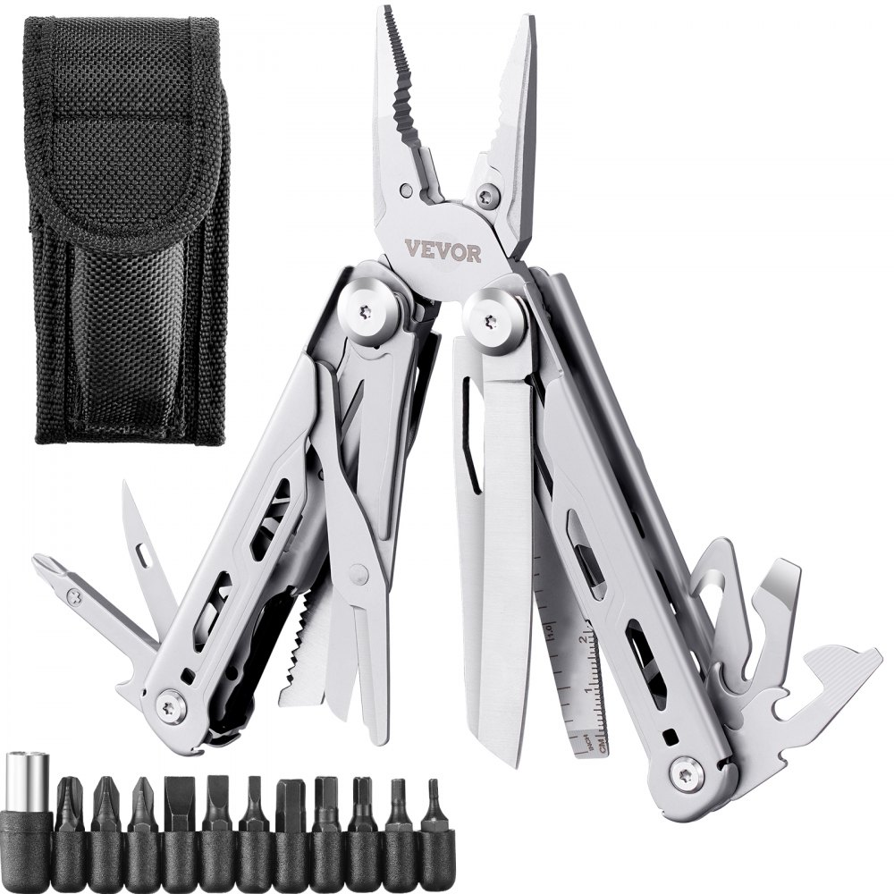 Vevor 16 In 1 Multitool Pliers Multi Tool Pliers Cutters Knife