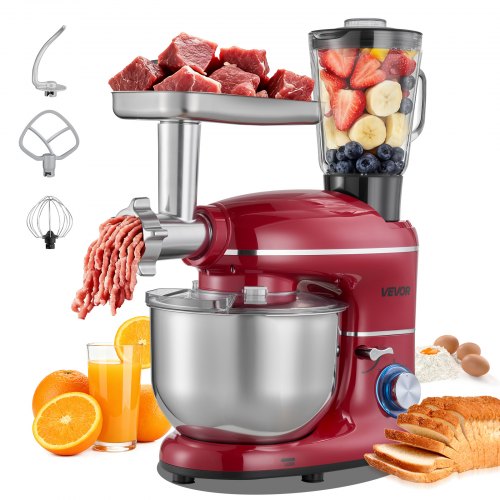 VEVOR Multi Functional Stand Mixer – 660W, 6 Qt, 5-in-1